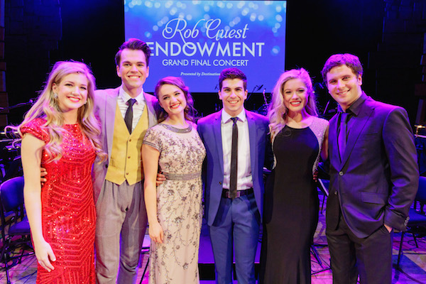 The six finalists at the Rob Guest Endowment Gala, 2015.