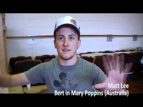 Matt Lee (Bert in Mary Poppins)