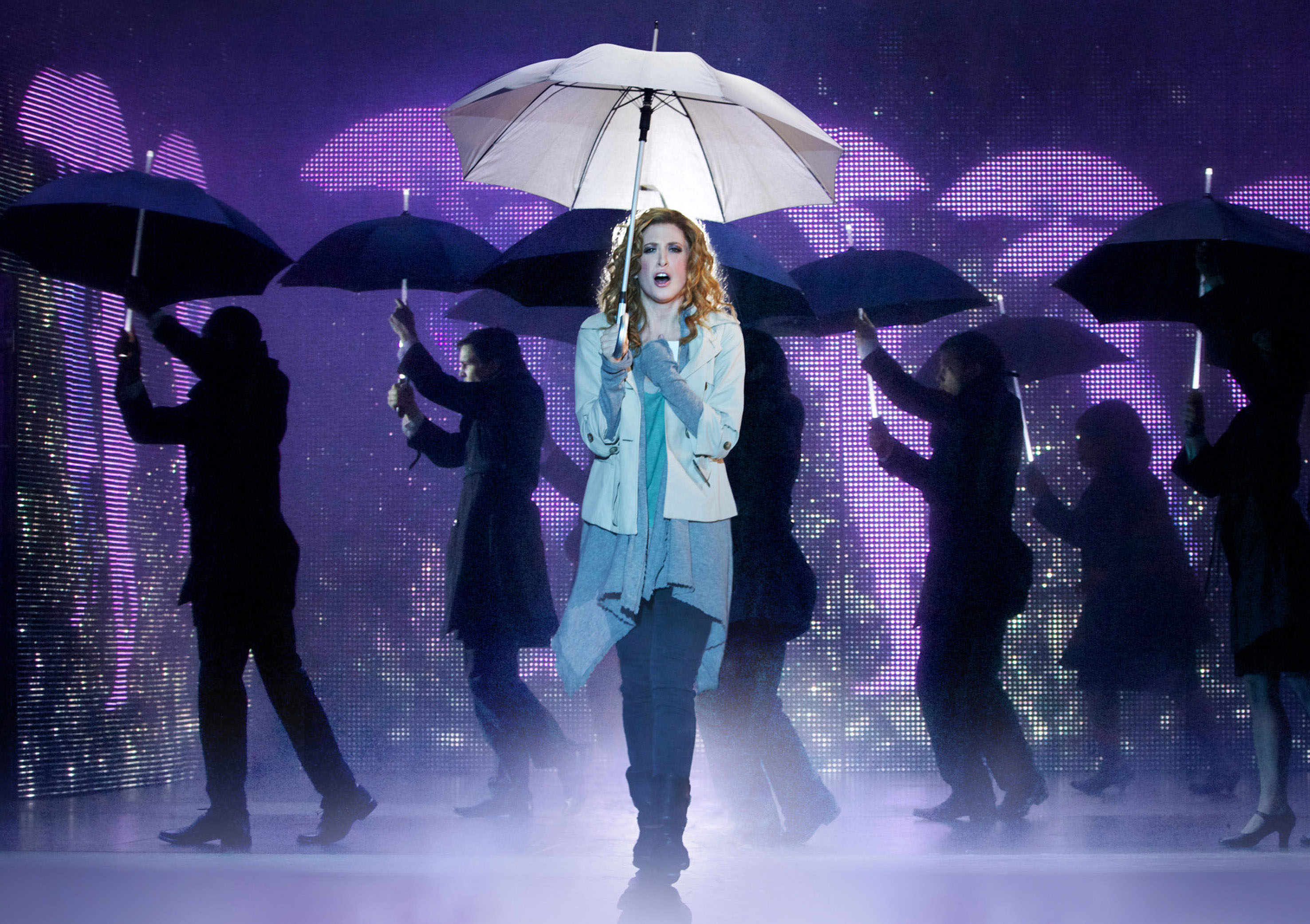 Molly Jensen (Cassie Levy) in Ghost the Musical, photo credit Sean Ebsworth Barnes