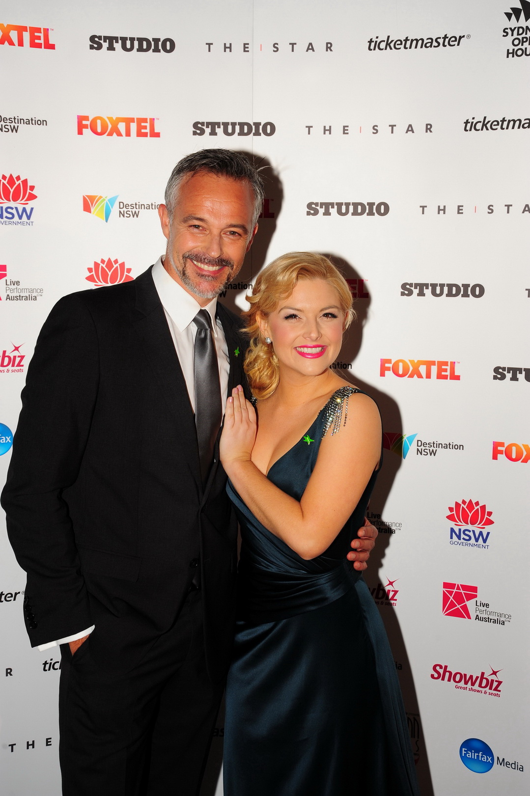 Helpmann Awards - Cameron Daddo and Lucy Durack Helpmann Awards Photo James Morgan _7460