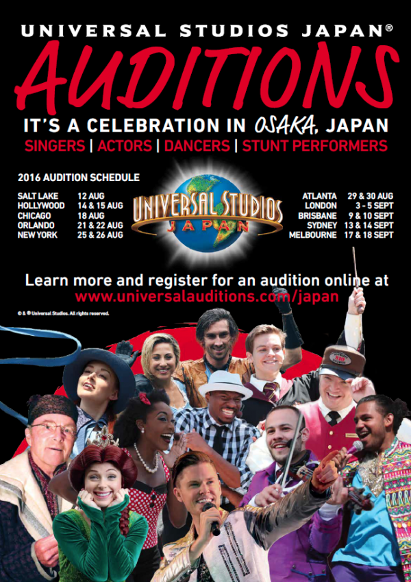 AUDITIONS Universal Studios Japan Dance Life