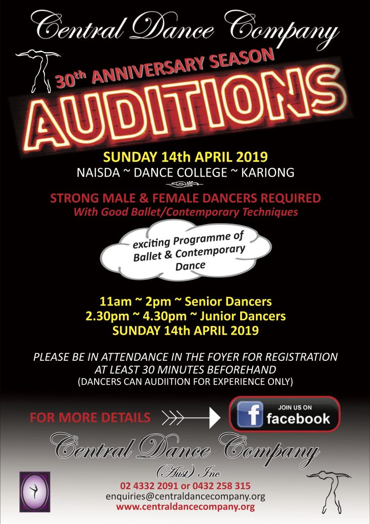 Central Dance Co Auditions