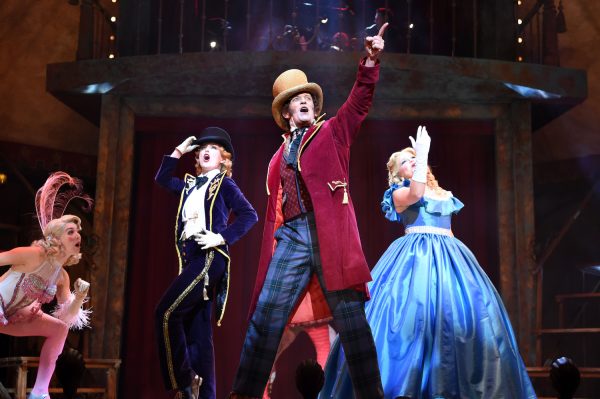 BARNUM Australian Production- Kirby Burgess, Todd McKenney, Susie Mathers. Photo Jim Lee