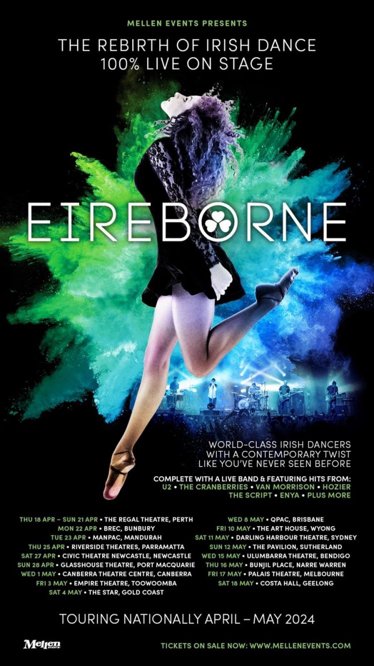 The Rebirth of Irish Dance 100 Live on Stage Touring Nationally